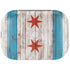 Chicago Flag Dark Wood Amazon Echo Buds Skin