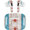 Chicago Flag Dark Wood AirPods Skins