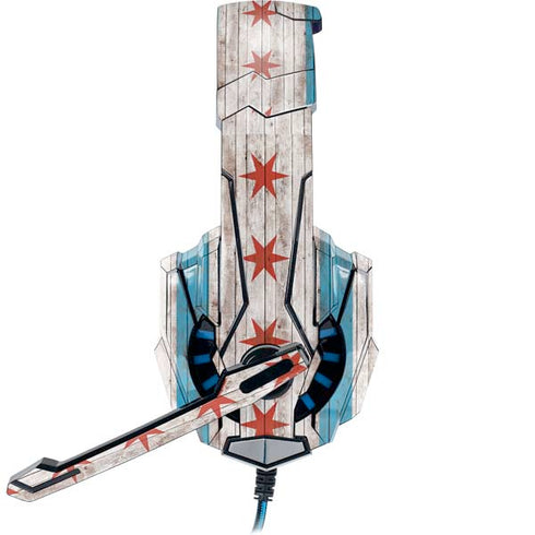 Chicago Flag Dark Wood BENGOO G9000 Skin
