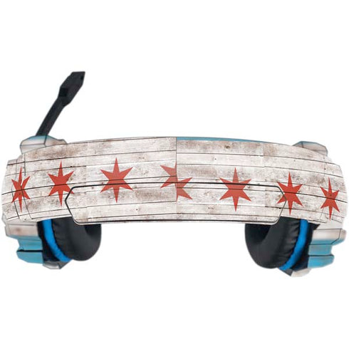 Chicago Flag Dark Wood BENGOO G9000 Skin