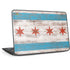 Chicago Flag Dark Wood HP Chromebook Skin