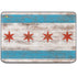 Chicago Flag Dark Wood HP Chromebook Skin
