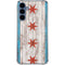 Chicago Flag Dark Wood Galaxy A55 5G Clear Case