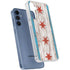 Chicago Flag Dark Wood Galaxy A55 5G Clear Case