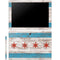 Chicago Flag Dark Wood Galaxy Book 12in Skin