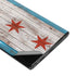 Chicago Flag Dark Wood Galaxy Note 10 Plus Skin