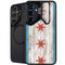 Chicago Flag Dark Wood Galaxy S25 Kickstand Case