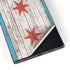 Chicago Flag Dark Wood Galaxy S25 Ultra Skin