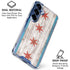 Chicago Flag Dark Wood Galaxy S25 Clear Case
