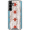 Chicago Flag Dark Wood Galaxy S26 Clear Case