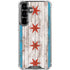 Chicago Flag Dark Wood Galaxy S26 Clear Case