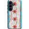 Chicago Flag Dark Wood Galaxy S26 Impact Case