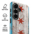 Chicago Flag Dark Wood Galaxy S26 Impact Case