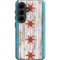 Chicago Flag Dark Wood Galaxy S26 Plus Impact Case