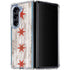 Chicago Flag Dark Wood Galaxy Z Fold5 5G Clear Case