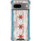 Chicago Flag Dark Wood Google Pixel 8a Clear Case