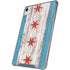 Chicago Flag Dark Wood iPad 11th Gen (2025) Clear Case