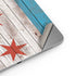 Chicago Flag Dark Wood Apple iPad Air Skin