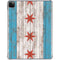 Chicago Flag Dark Wood iPad Pro 11in (2024) Clear Case