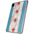 Chicago Flag Dark Wood iPad Pro 11in (2024) Clear Case