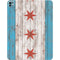 Chicago Flag Dark Wood iPad Pro 13in M4 (2024) Skin