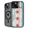 Chicago Flag Dark Wood iPhone 13 Kickstand Case