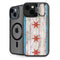 Chicago Flag Dark Wood iPhone 15 Plus Kickstand Case