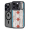 Chicago Flag Dark Wood iPhone 16 Pro Kickstand Case