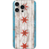 Chicago Flag Dark Wood iPhone 16 Pro Max Skin