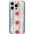 Chicago Flag Dark Wood iPhone 16 Pro Skin