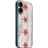 Chicago Flag Dark Wood iPhone 16 Skin
