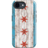 Chicago Flag Dark Wood iPhone 16e Impact Case