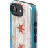 Chicago Flag Dark Wood iPhone 16e Impact Case