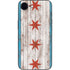 Chicago Flag Dark Wood iPhone 16e Skin