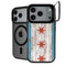 Chicago Flag Dark Wood iPhone 18 Pro Kickstand Case