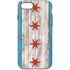 Chicago Flag Dark Wood iPhone Cases