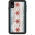Chicago Flag Dark Wood iPhone Cases