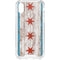 Chicago Flag Dark Wood iPhone XS Clear Case