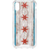 Chicago Flag Dark Wood iPhone XS Clear Case