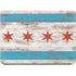 Chicago Flag Dark Wood Apple MacBook Air Skin