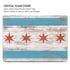 Chicago Flag Dark Wood MacBook Pro 14in (2021-24) Case plus Skin