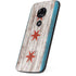 Chicago Flag Dark Wood Moto E5 Play Skin