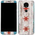 Chicago Flag Dark Wood Moto E5 Plus Skin