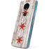 Chicago Flag Dark Wood Moto E5 Plus Skin