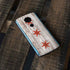 Chicago Flag Dark Wood Moto E5 Plus Skin