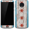 Chicago Flag Dark Wood Moto G6 Skin