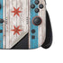 Chicago Flag Dark Wood Nintendo Switch 2 (2025) Joy-Con Controller Skin