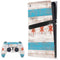 Chicago Flag Dark Wood PS5 Pro Bundle Skin