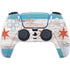Chicago Flag Dark Wood PS5 Pro Bundle Skin