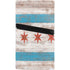 Chicago Flag Dark Wood PS5 Pro Console Skin